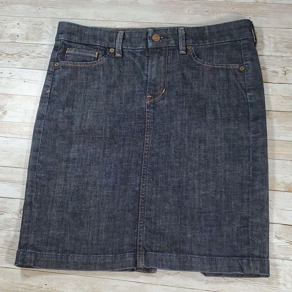 Citizens of Humanity Novak #358 Denim Pencil Skirt 5‎ Pockets Button/Zip Fly 28 - Picture 1 of 13